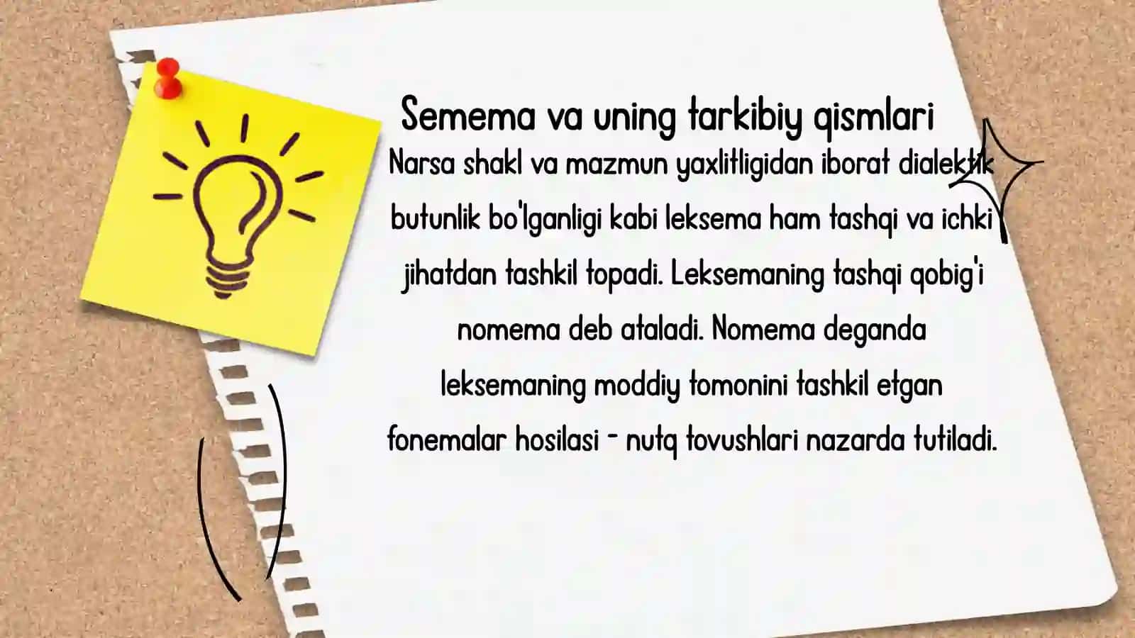 Semasiologiya - leksikologiyaning muhim bo'limi sifatida 4