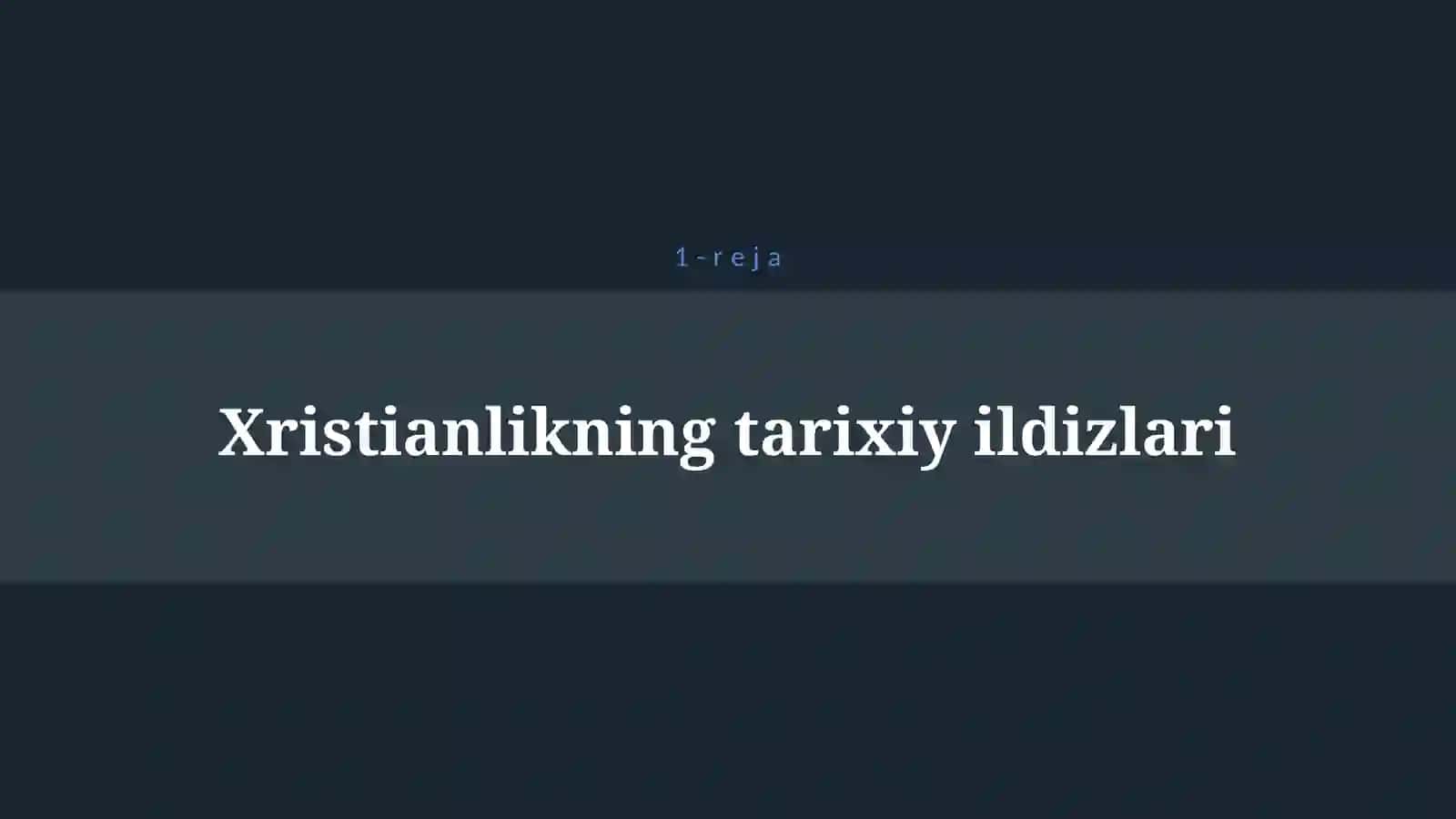 XRISTIANLIK 2 4
