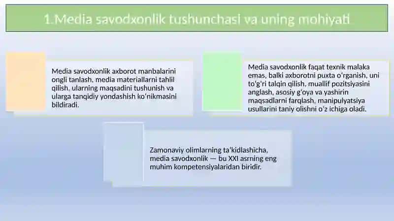 Media Savodxonlik 4