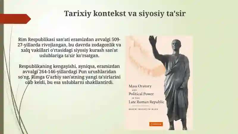 Rim respublika davri san'ati 4