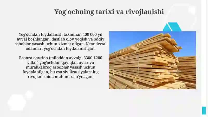 Yog'och qurilish materiallari va mahsulotlar 4