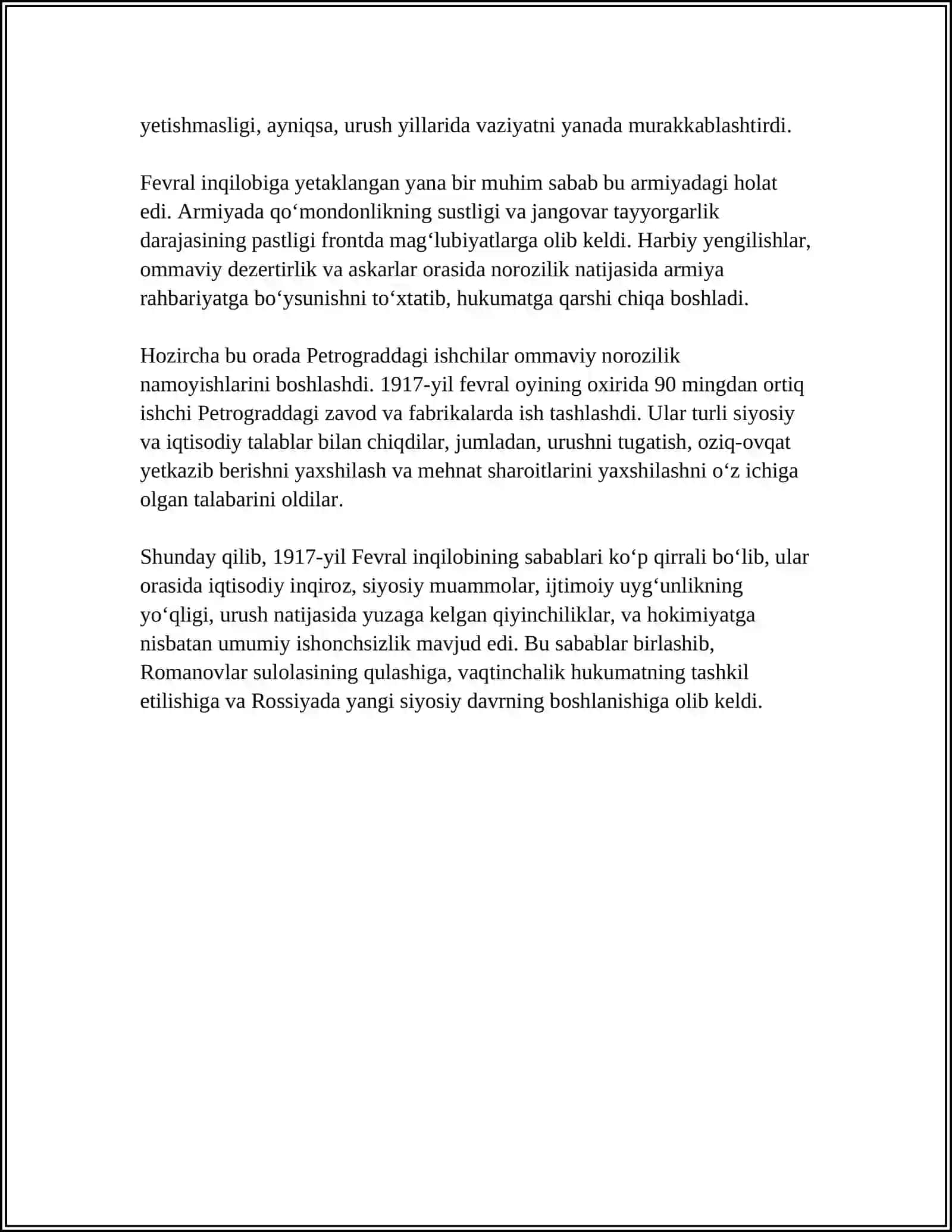 1917-YIL FEVRAL OYI INQILOBI VA OKTABR TO'NTARISHI 4