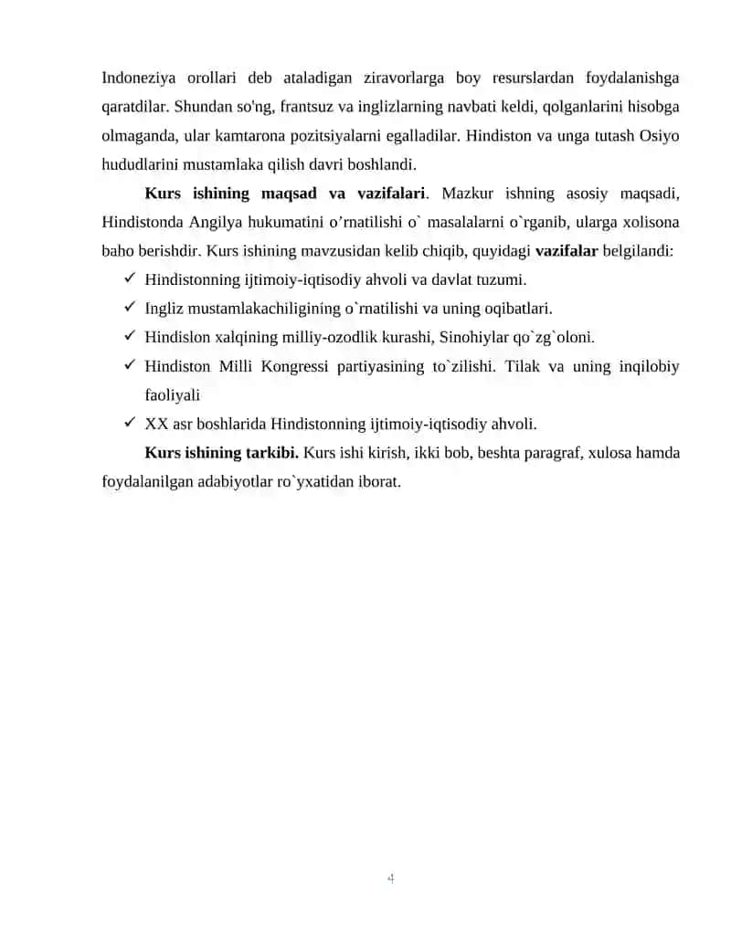 Hindistonda Angliya hukmronligining o’rnatilishi 4