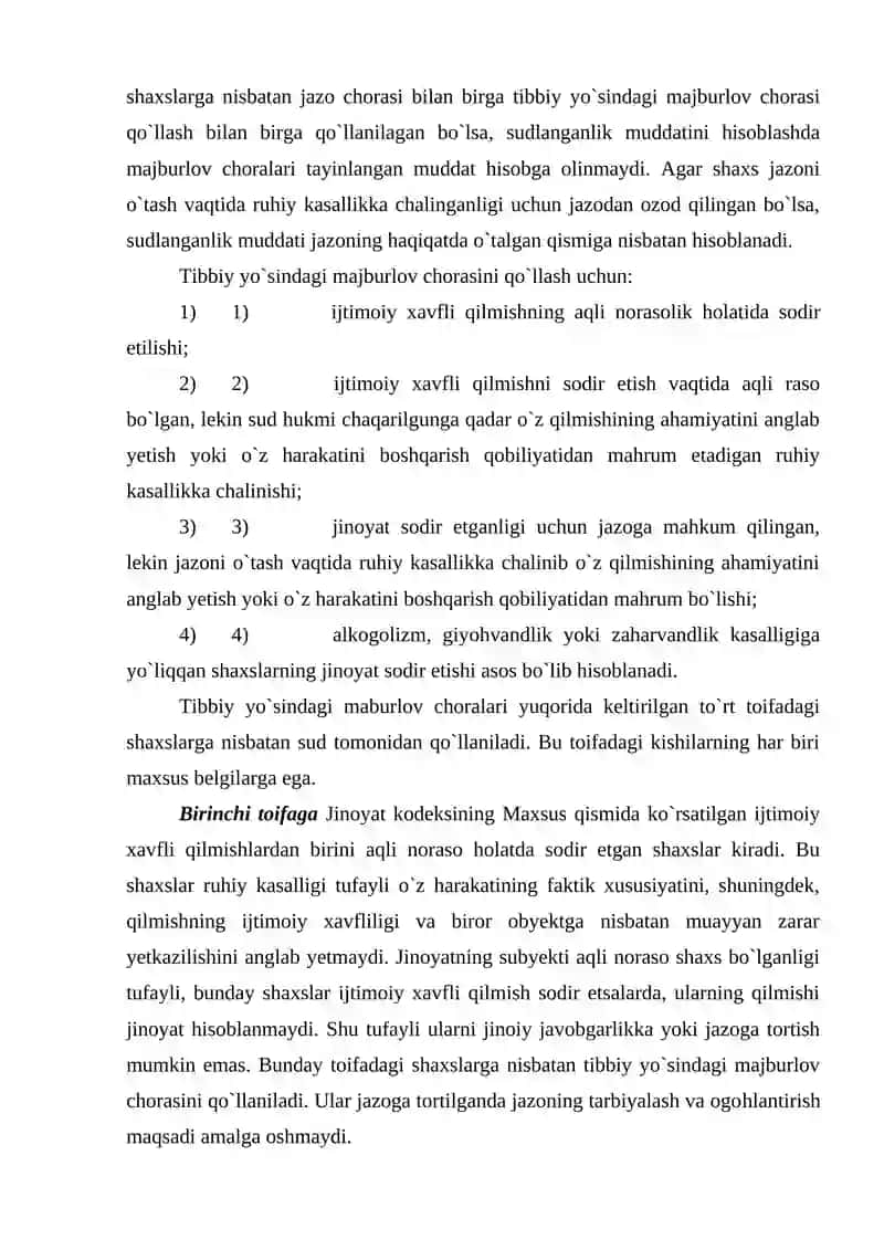 Tibbiy yo`sindagi majburlov choralari 4