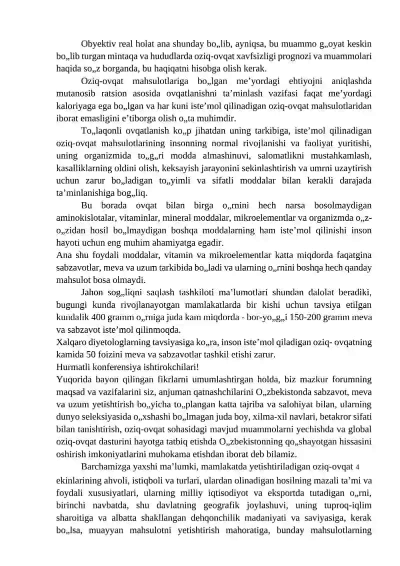 Rivojlanayotgan mamlakatlarda agrar siyosat va oziq ovqat xavfsizligi 4