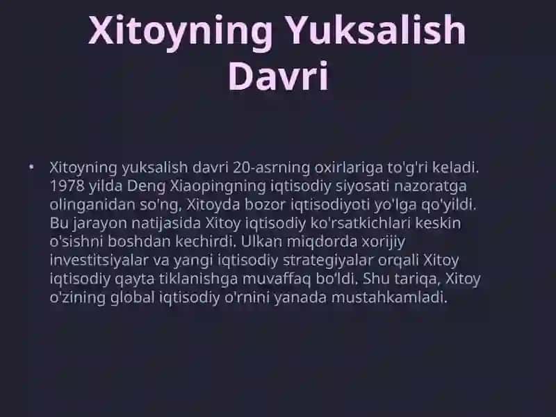 Xitoy Tarixi Haqida Umumiy Ma'lumot 4