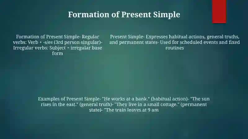 Present Simple 4