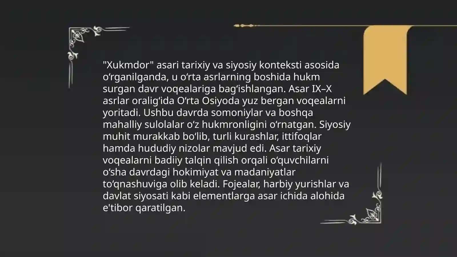 Makiavellining "Xukmdor" asari boʻyicha taqdimot 4