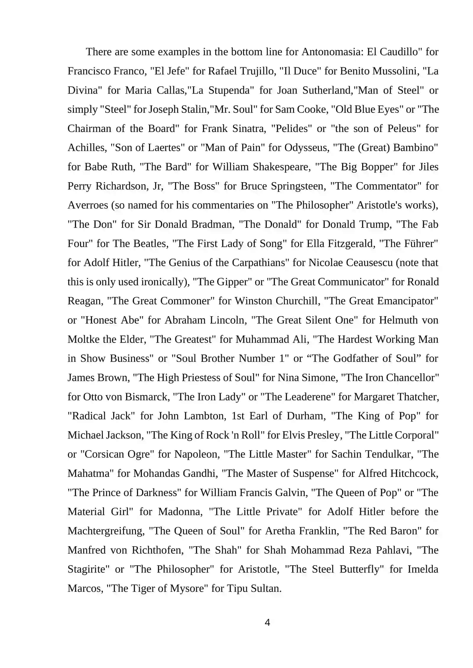 Course Work on Antonomasia in English-language Newspapers 4