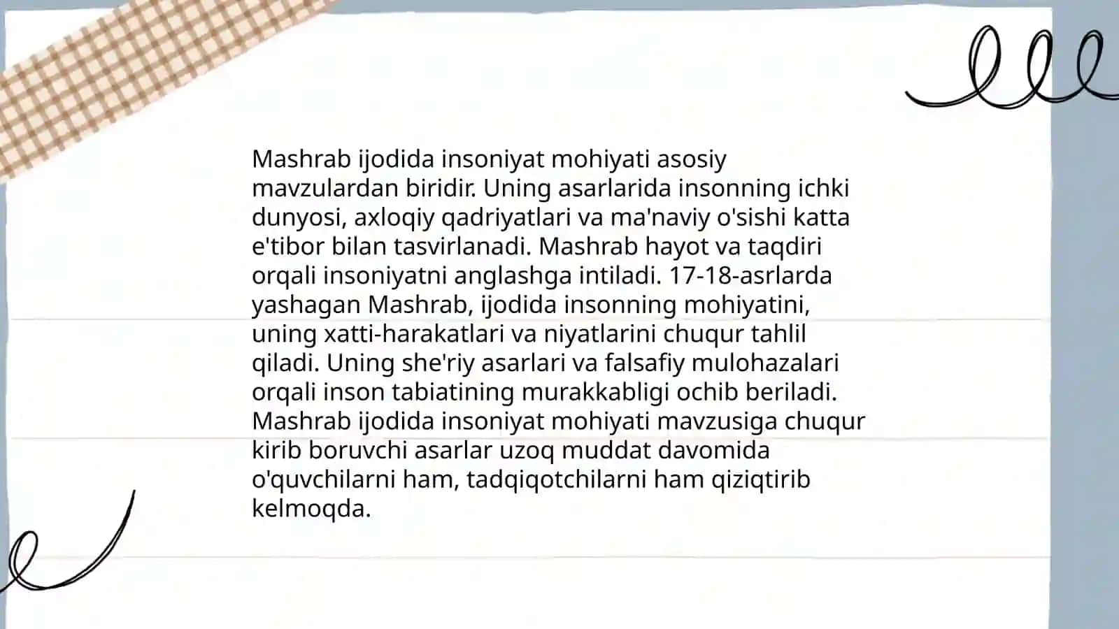 Rahimbobo Mashrab ijodida falsafiylik 4