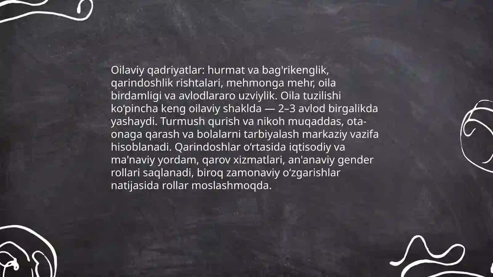 O'zbek milliy qadriyatlari' 4