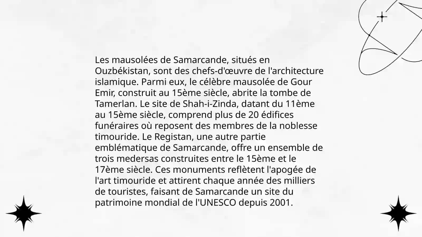 Les curiositüs de Samarkand 4