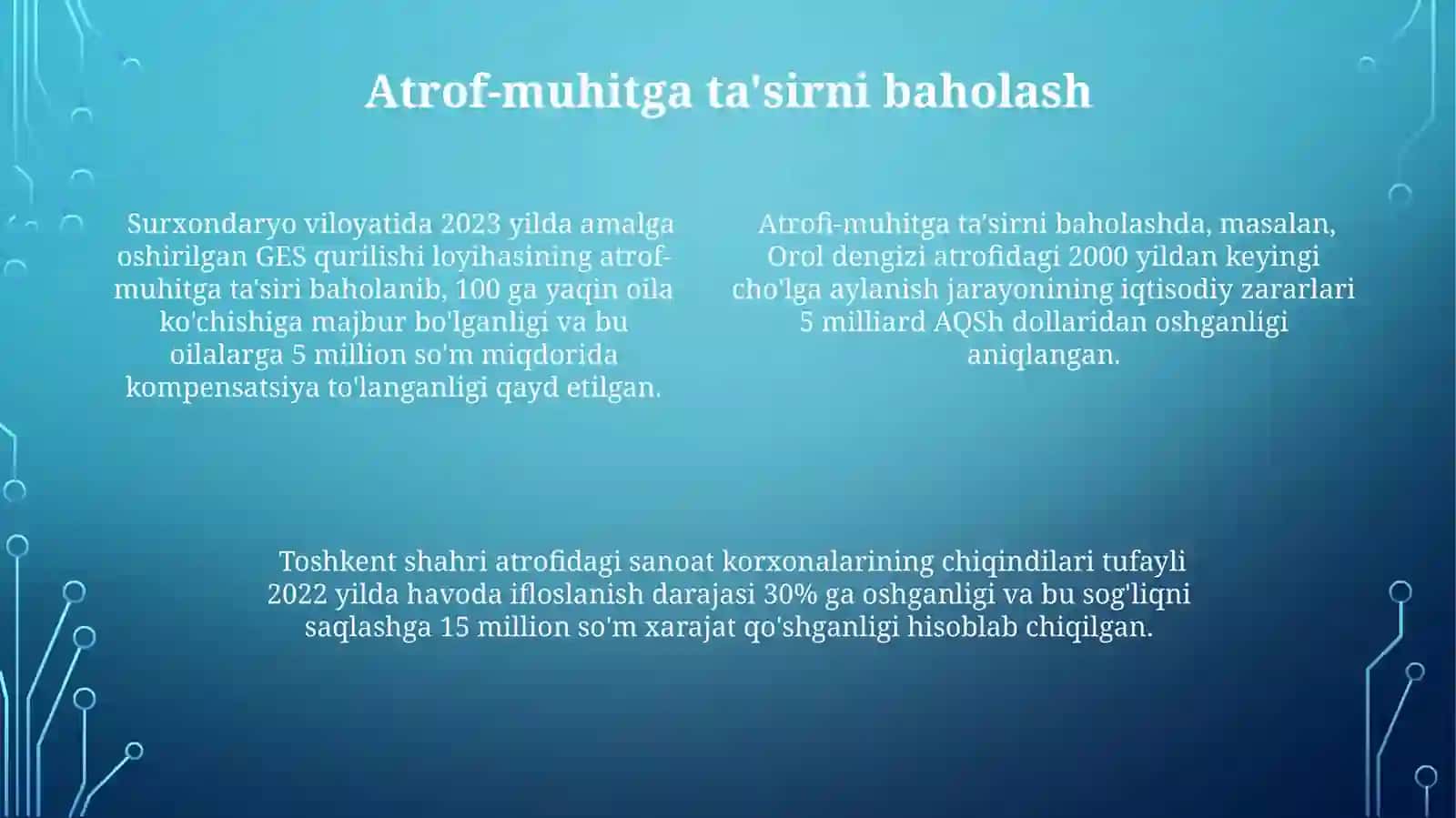 Atrof-muhit va tabiiy resurslar iqtisodiyoti 4