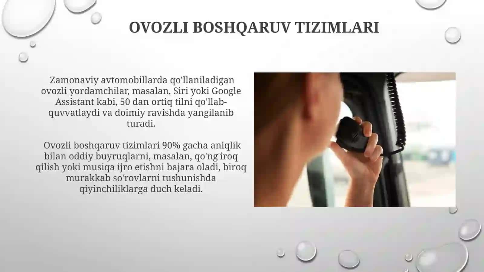 Avtomobil tonnelida aloqa vositalari 4