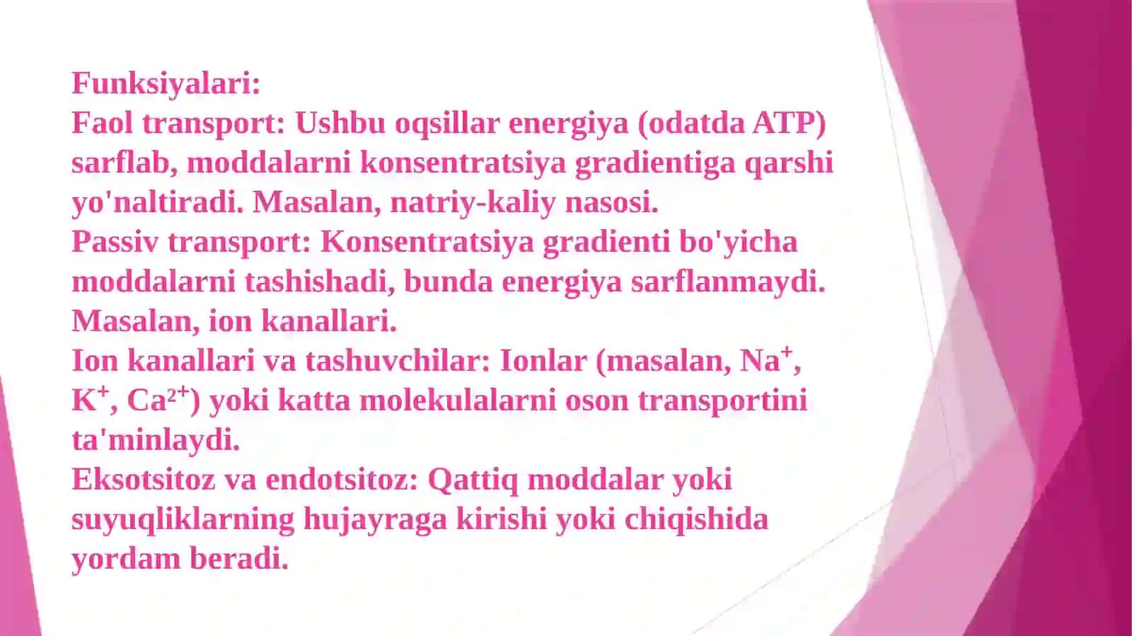 Nanobiotexnologiya fanidagi taqdimot 4