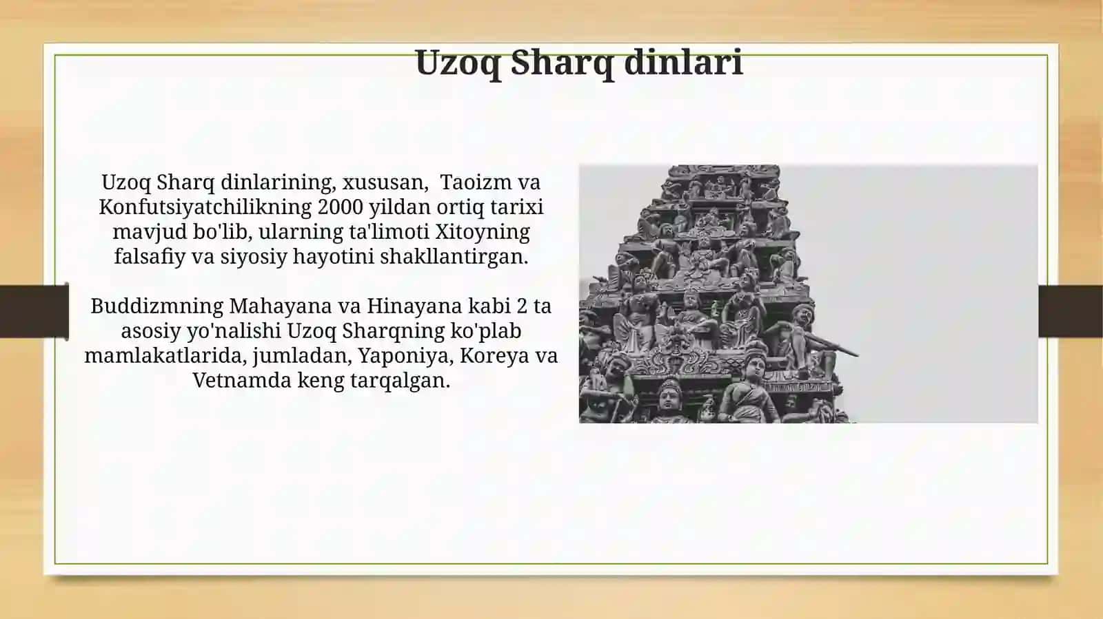 Dinlarning tasnifi va ibtidoiy urug'qabila dinlari 4