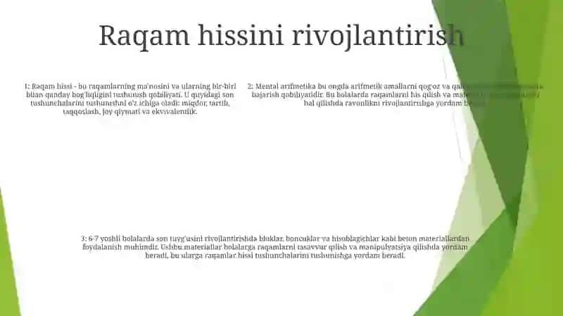 Mental Arifmetika Vositasida 6-7 Yoshdagi Bolalarning Matematik Tasavvurlarini Shakllantirish 4