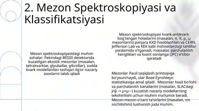 Statistik mezon.Kritik sohalar 4