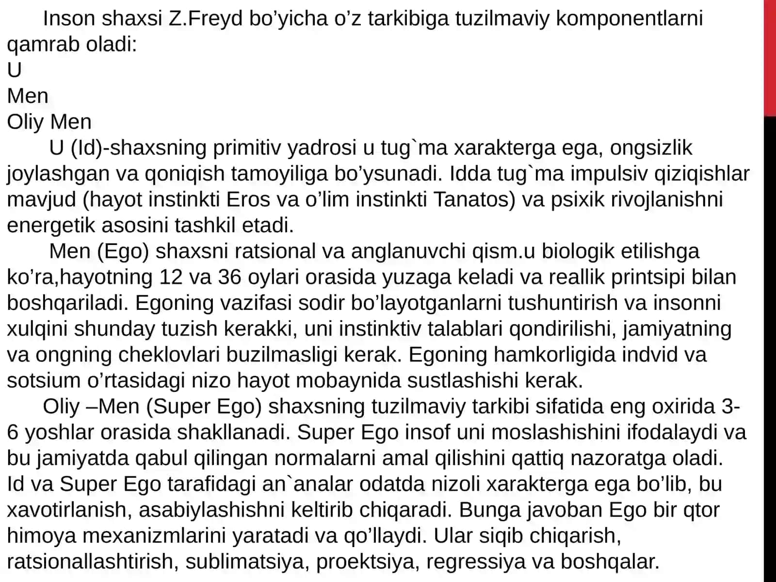 PSIXOLOGIK MAKTABLARDA RIVOJLANISH NAZARIYALARI 4