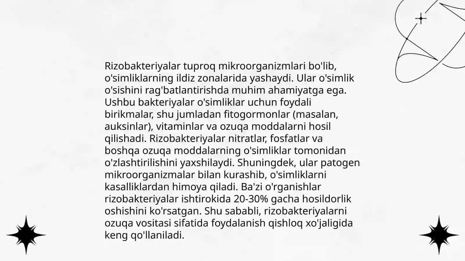 Mikroorganizmlarning qishloq xoʻjaligidagi ahamiyati 4