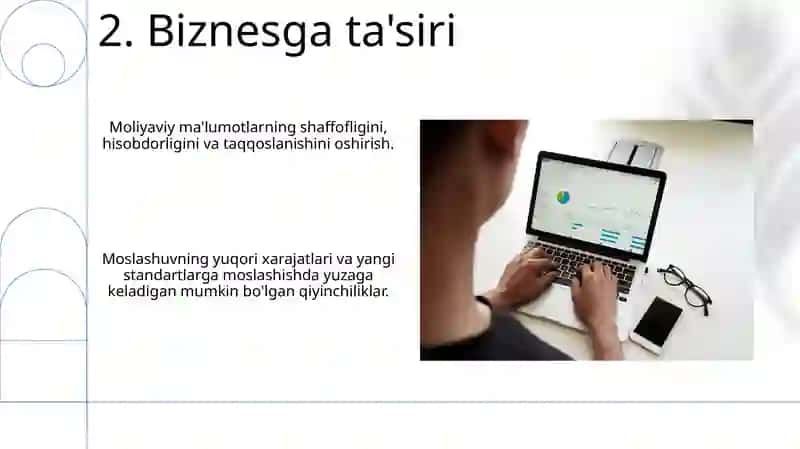 Moliyaviy hisobotning xalqaro standartlariga o'tishning yutuq va muammolari 4