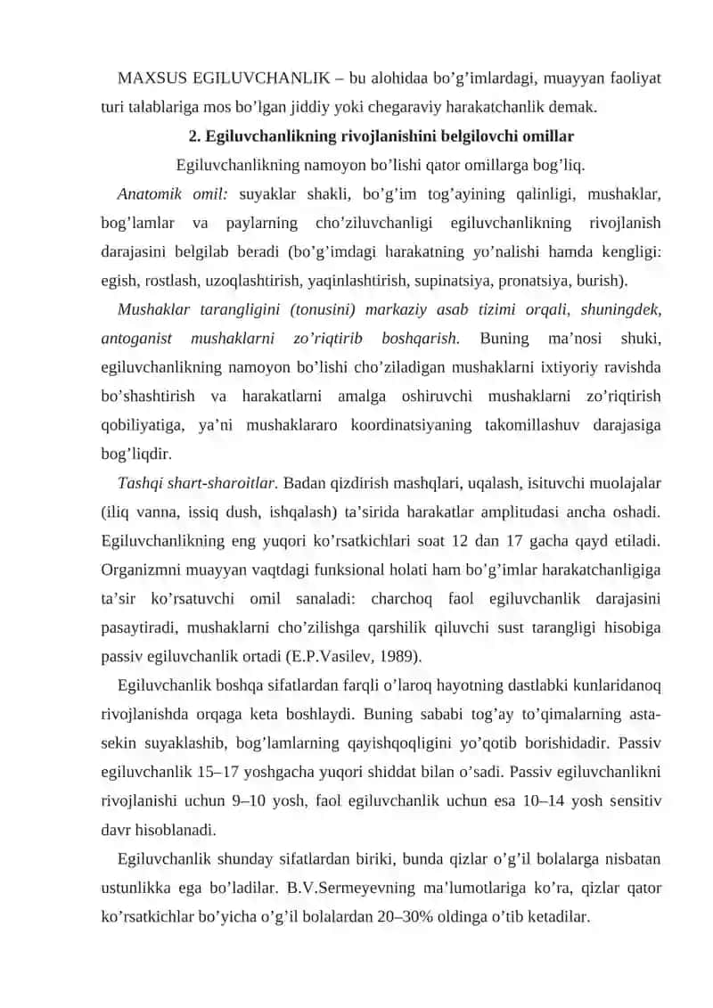 Egiluvchanlik qobiliyatini tarbiyalash 4