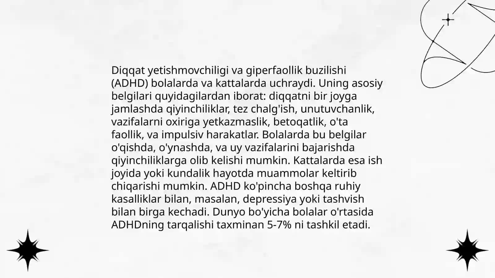 Bolalar xulq-atvoridagi og'ishishlarni diagnostika qilish 4