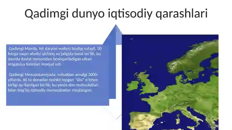 Antik dunyodagi iqtisodiy qarashlar,gʻarbiy Yevropadagi iqtisodiy gʻoyalar 4