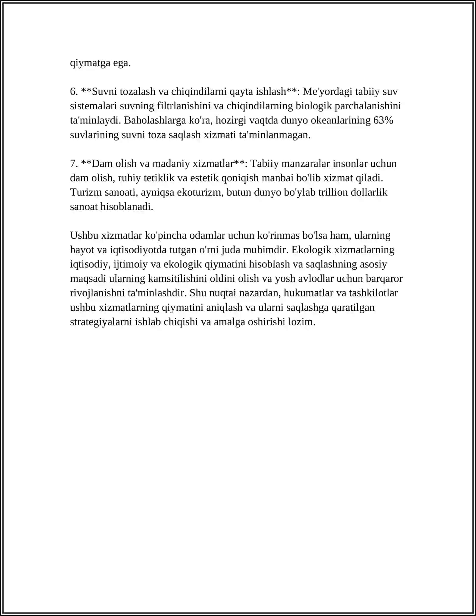 EKALOGIK XIZMATLARNING HUQUQIY MAQOMI 4