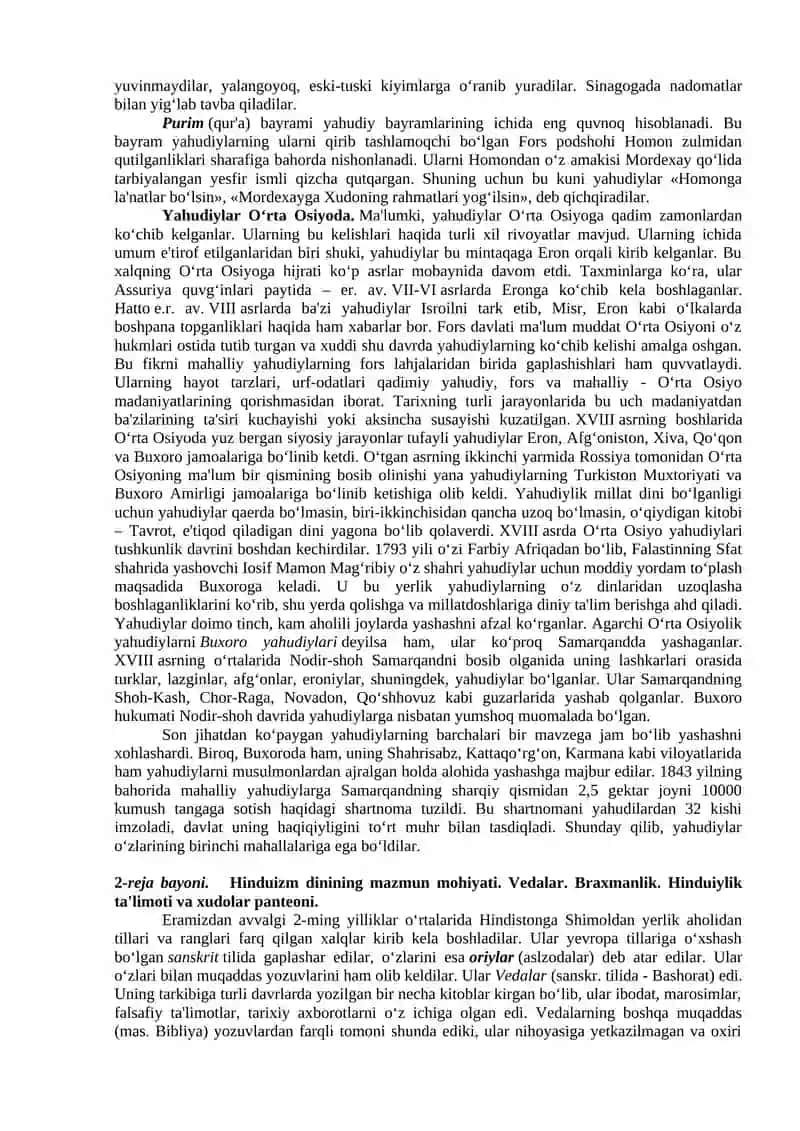 Milliy Dinlar 4