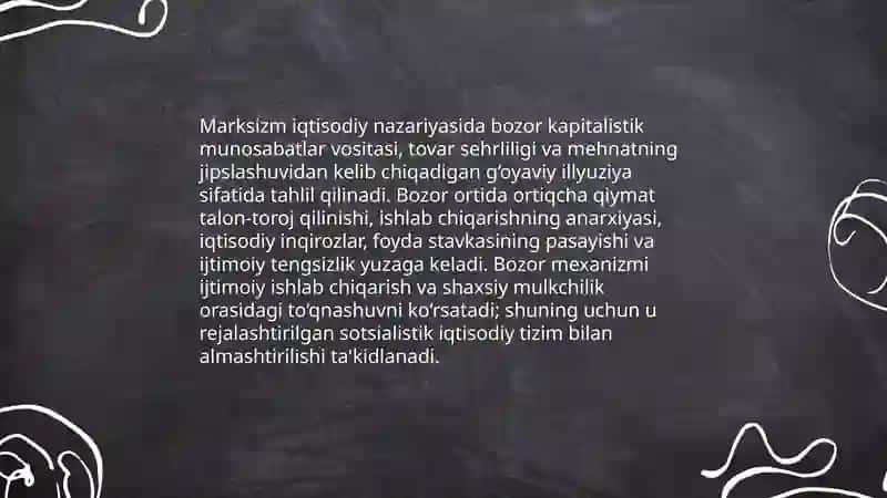 Bоzоr iqtisоdiyоtigа muxоlif sоtsiаlistikyo‘nаlish mоhiyаti vа uning tаrixiy tаqdiri 4
