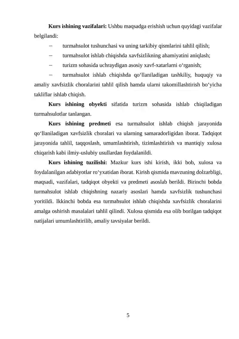 TURMAHSULOT ISHLAB CHIQISHDAGI XAVFSIZLIK CHORALARI 4