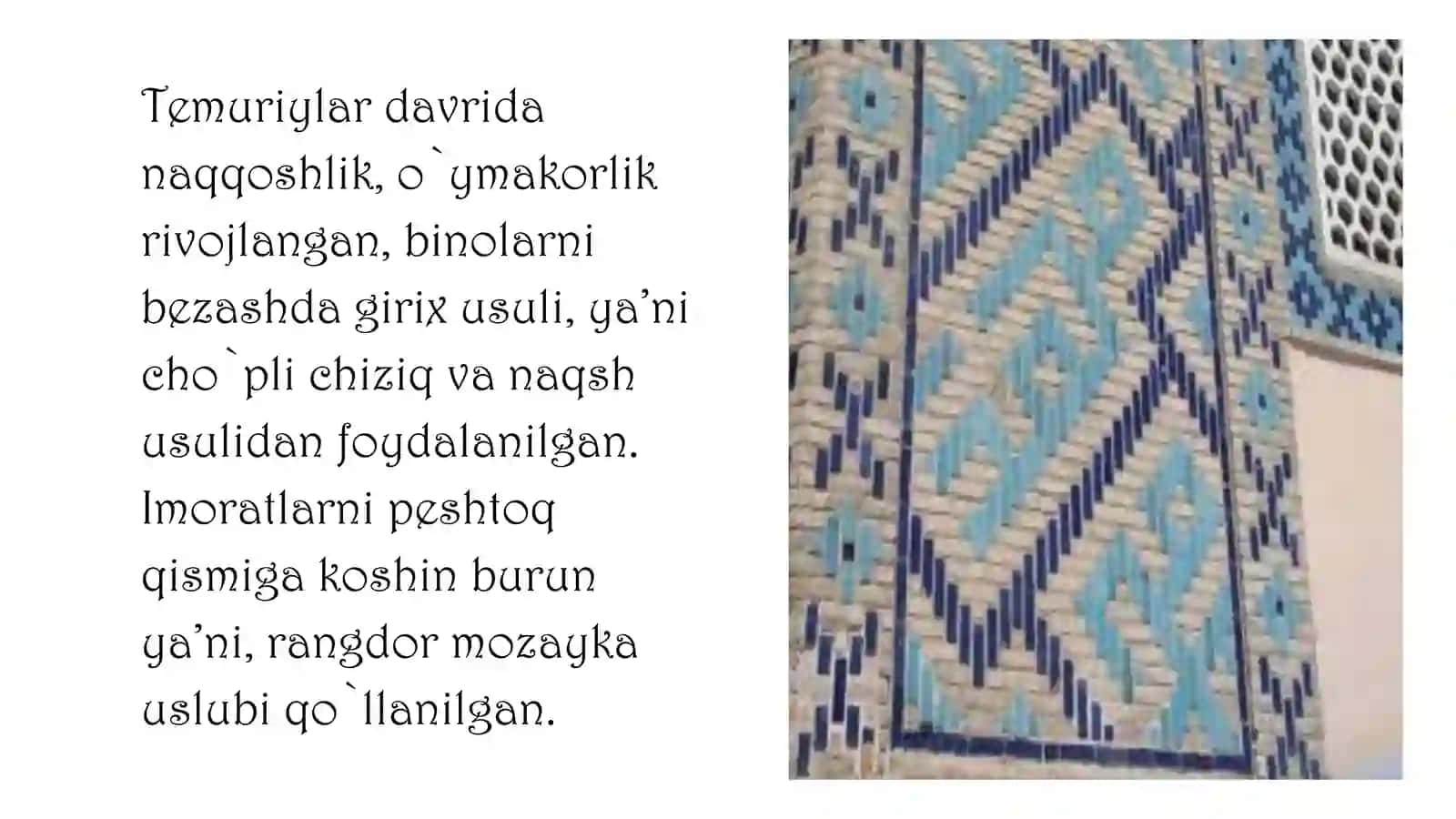 O’zbekiston tarixi fanidan tayyorlagan taqdimot ishi 4