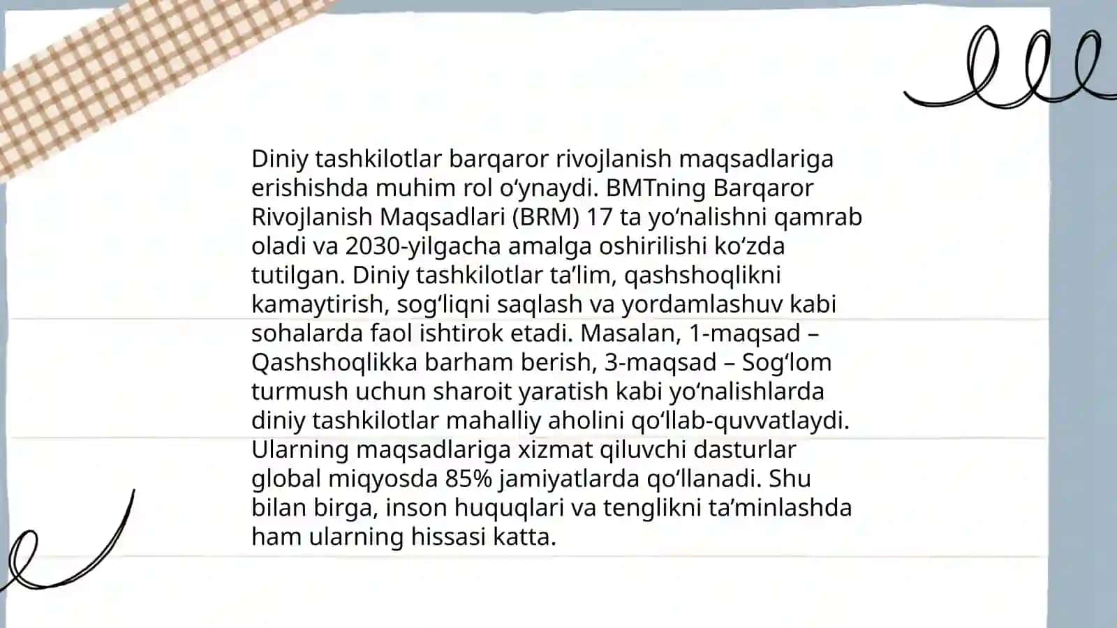 Xalqaro diniy tashkilotlar faoliyatining tarixi va ularning barqaror rivojlanish maqsadlariga erishishdagi ahamiyati 4