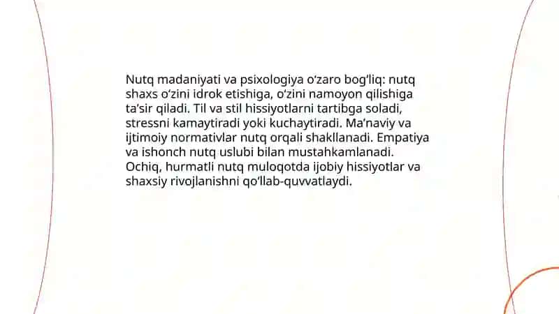 Nutq madaniyati fanining boshqa fanlar bilan oʻzaro munosabati 4