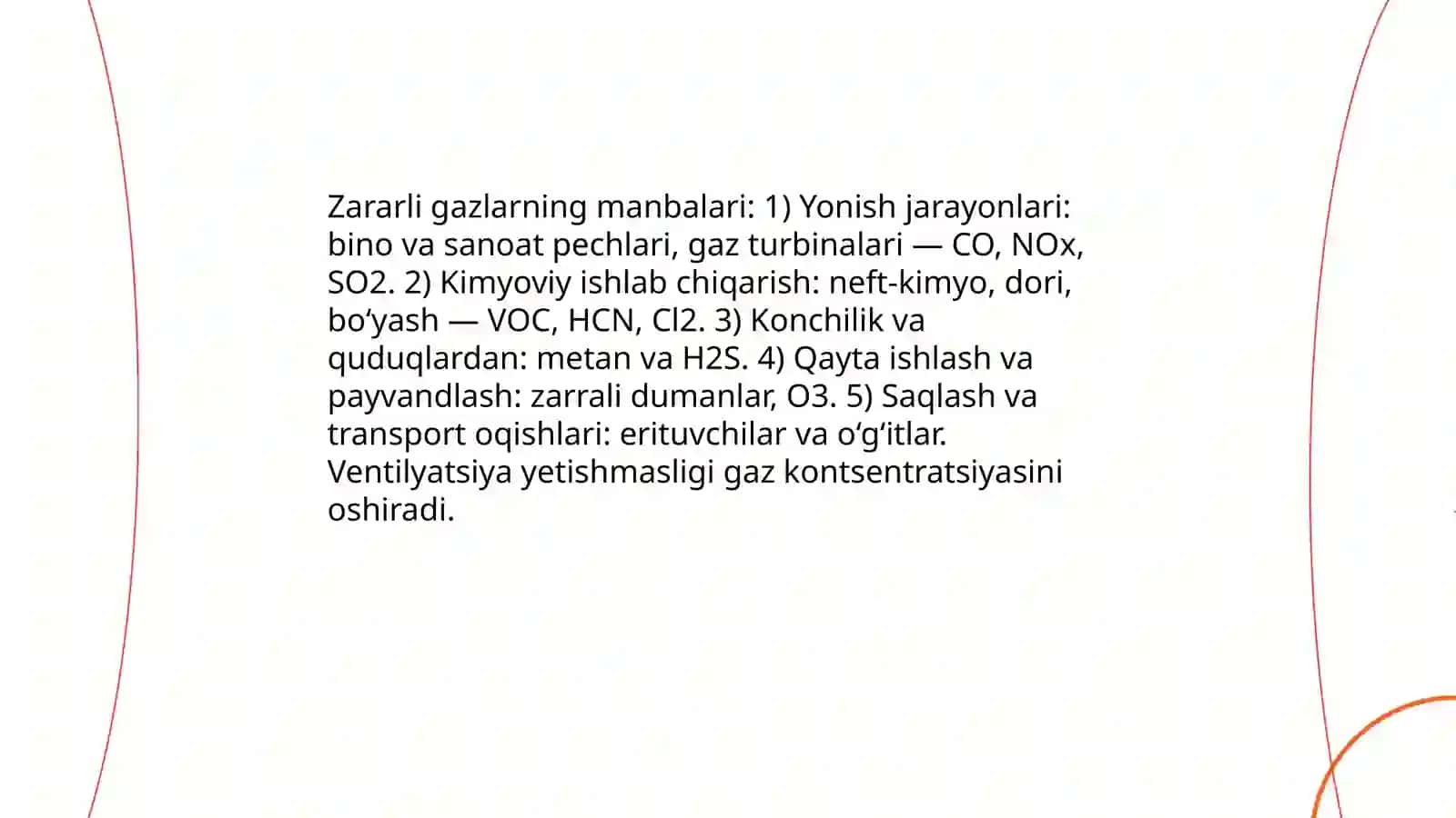 Zararli gazlar va ulardan himoyalanish yollari 4