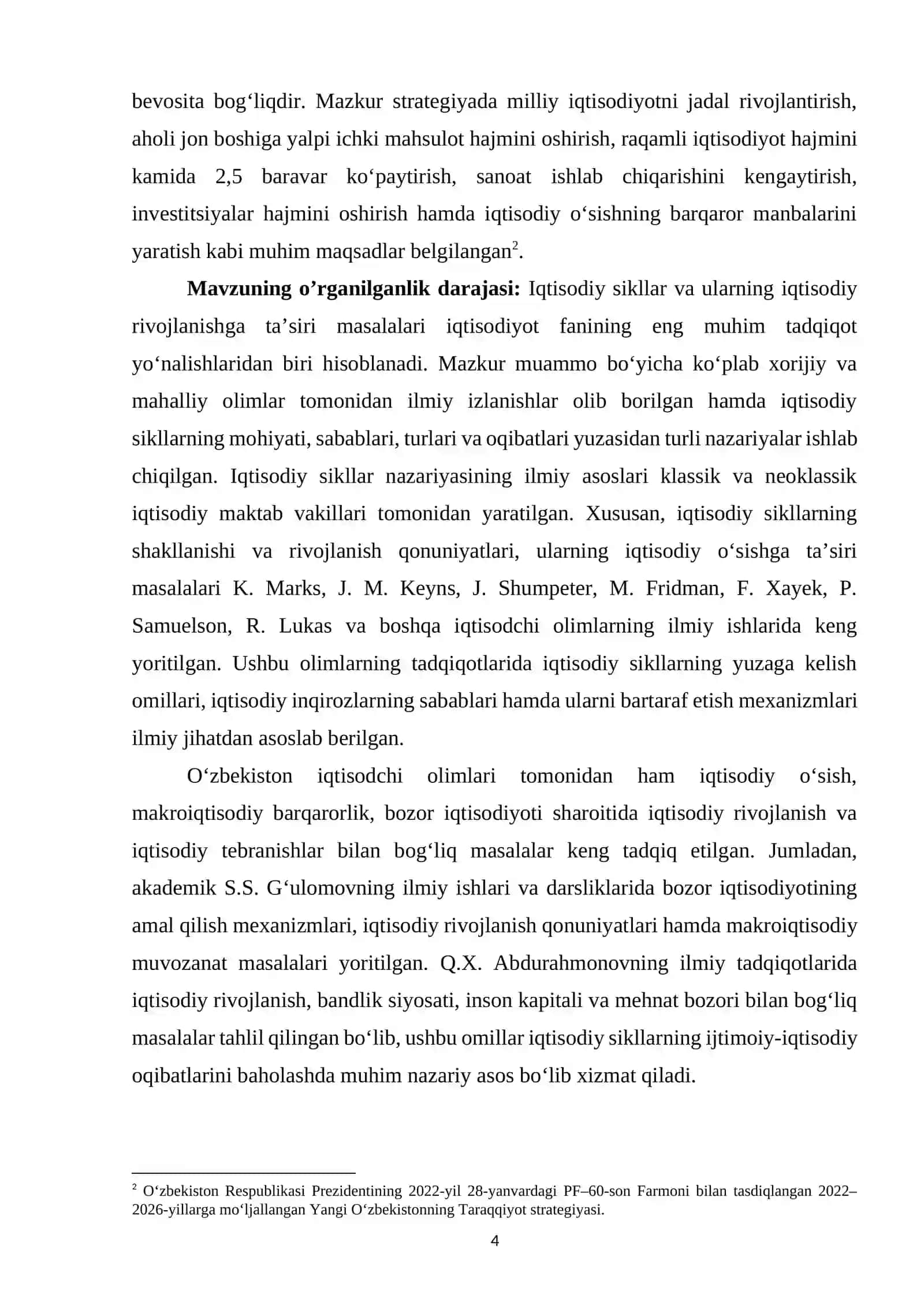 Iqtisodiy sikl nazariyalari va turlari 4