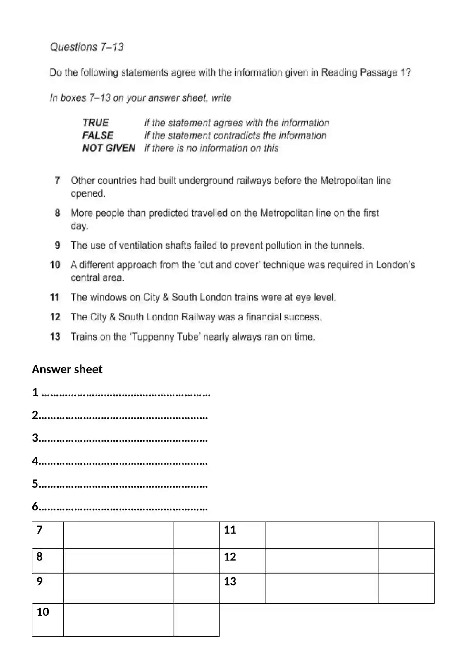 Tickets and Reading Passage 4