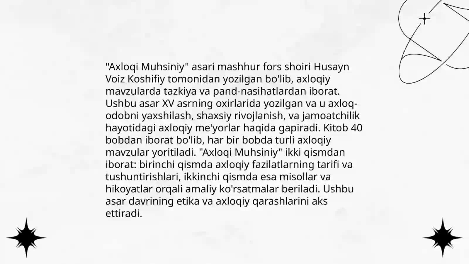 Husayn Voiz Koshifiyning "Axloqi Muhsiniy" asarining irfoniy-tasavvufiy ahamiyati 4