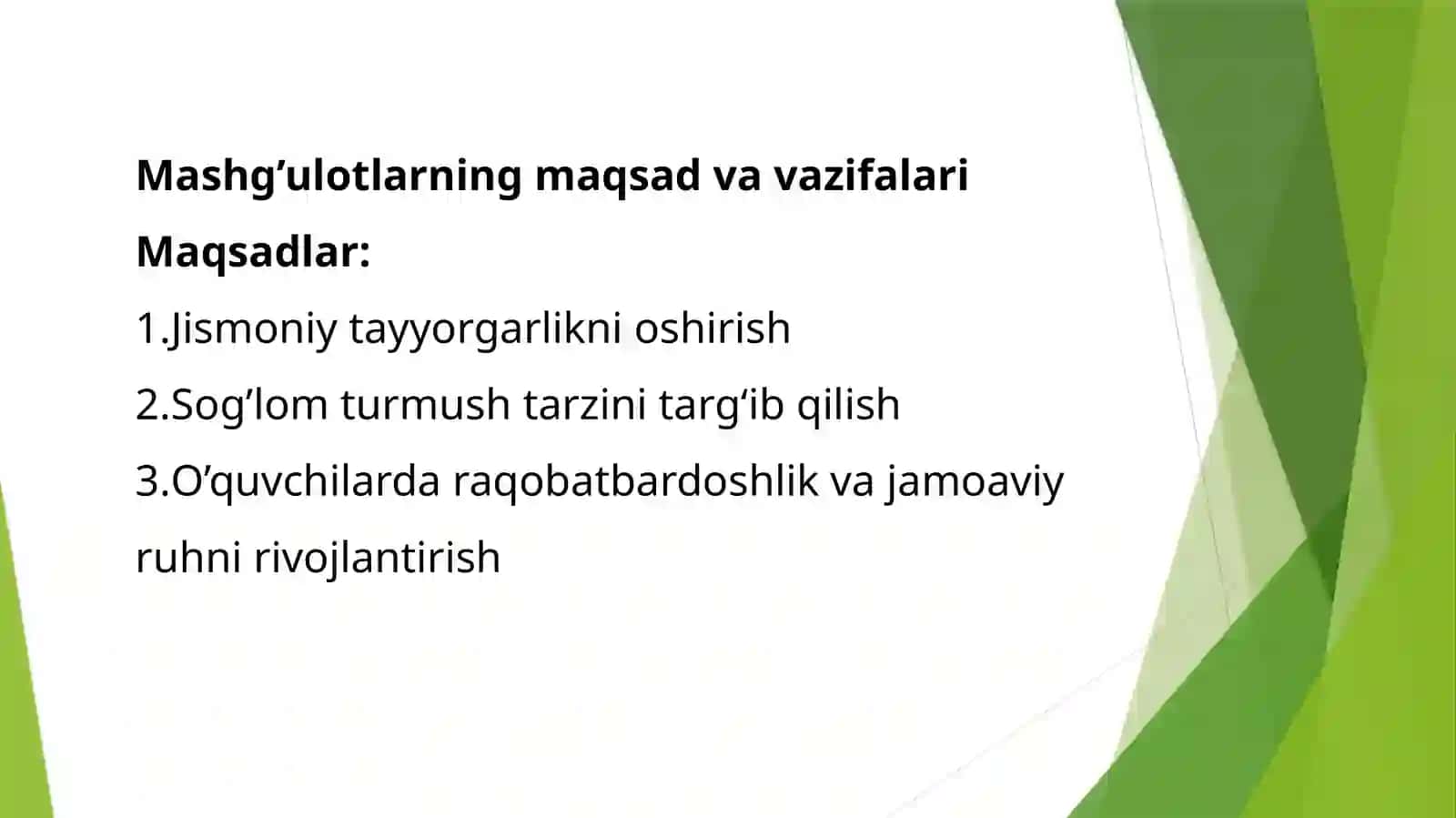 Umumta'lim maktablarida darsdan tashqari sport o'yinlari bo'yicha mashg'ulotlar tashkil qilish va o'tkazish 4