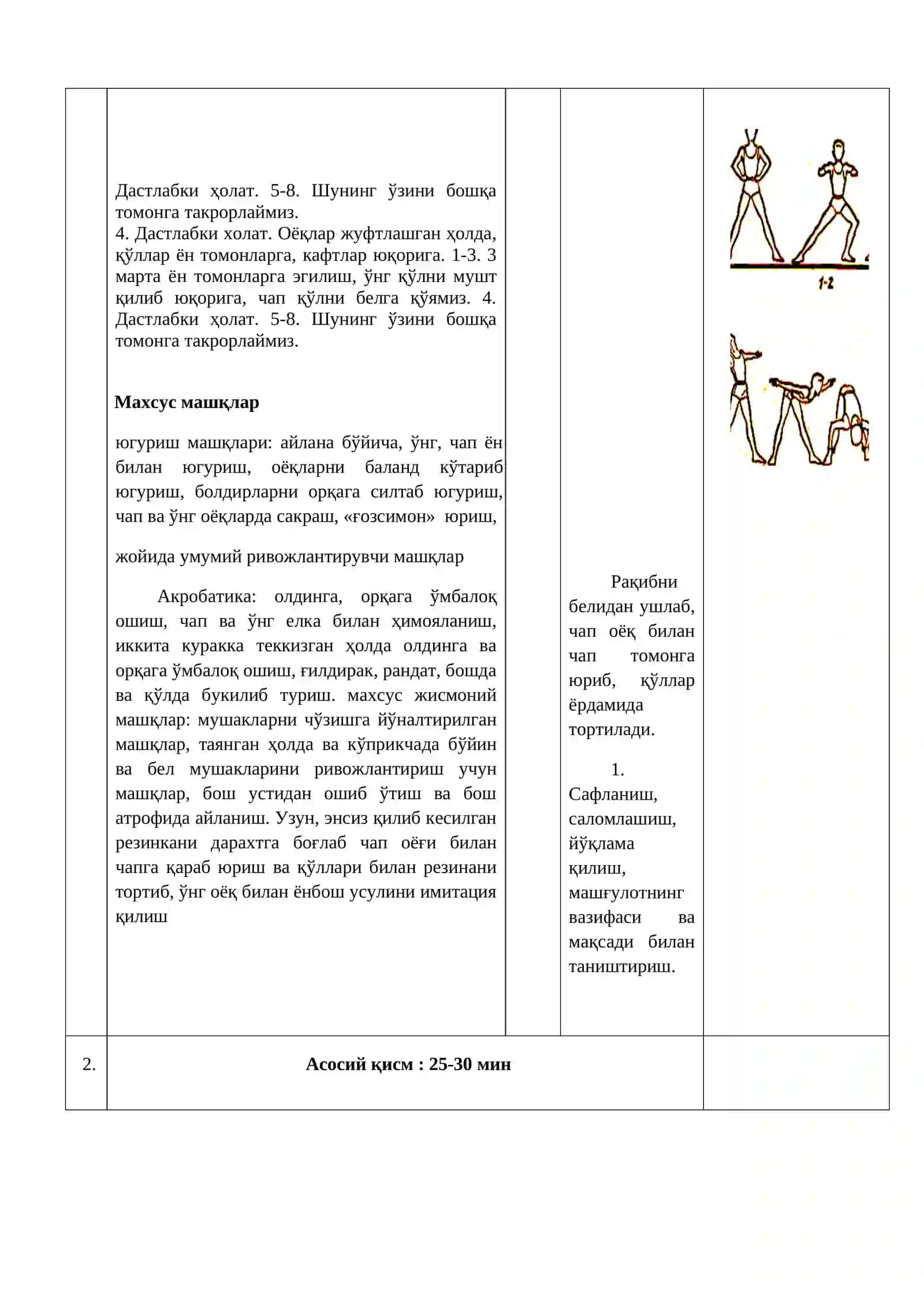 Мавзу Миллий кураш «Ёнбош » усулирини бажариш 4