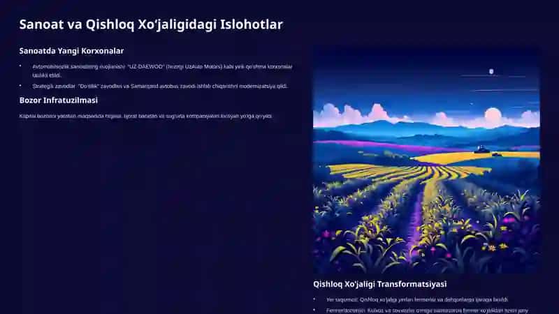 Iqtisodiy Islohatlar va Bozor Munosabatlarining Shakllanishi 4
