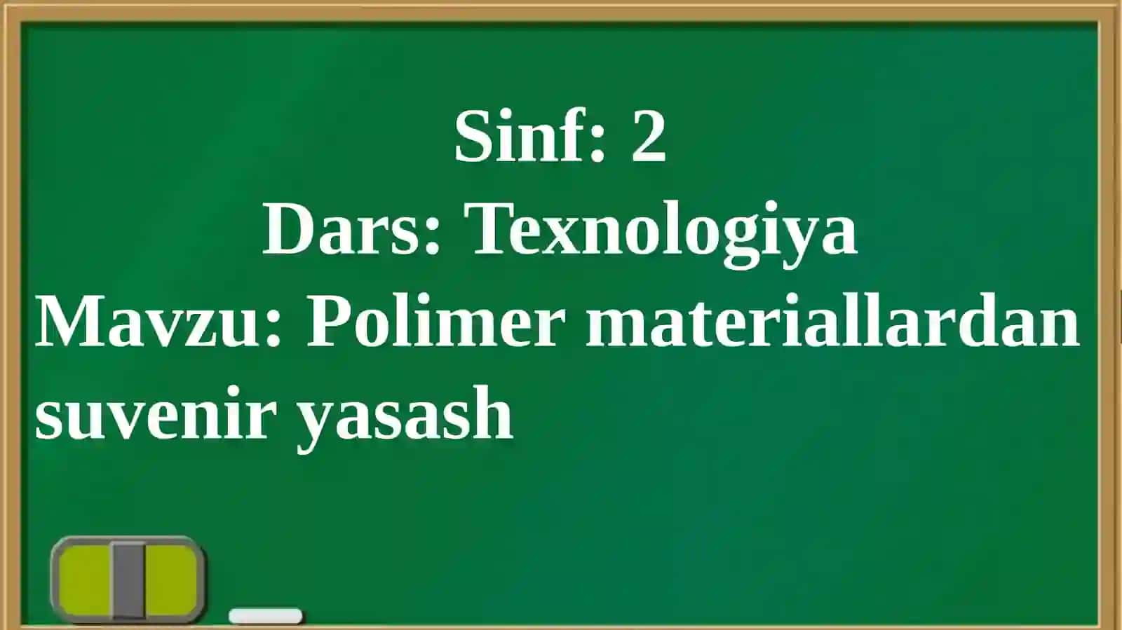 Polimermateriallardan suveniryasash 4