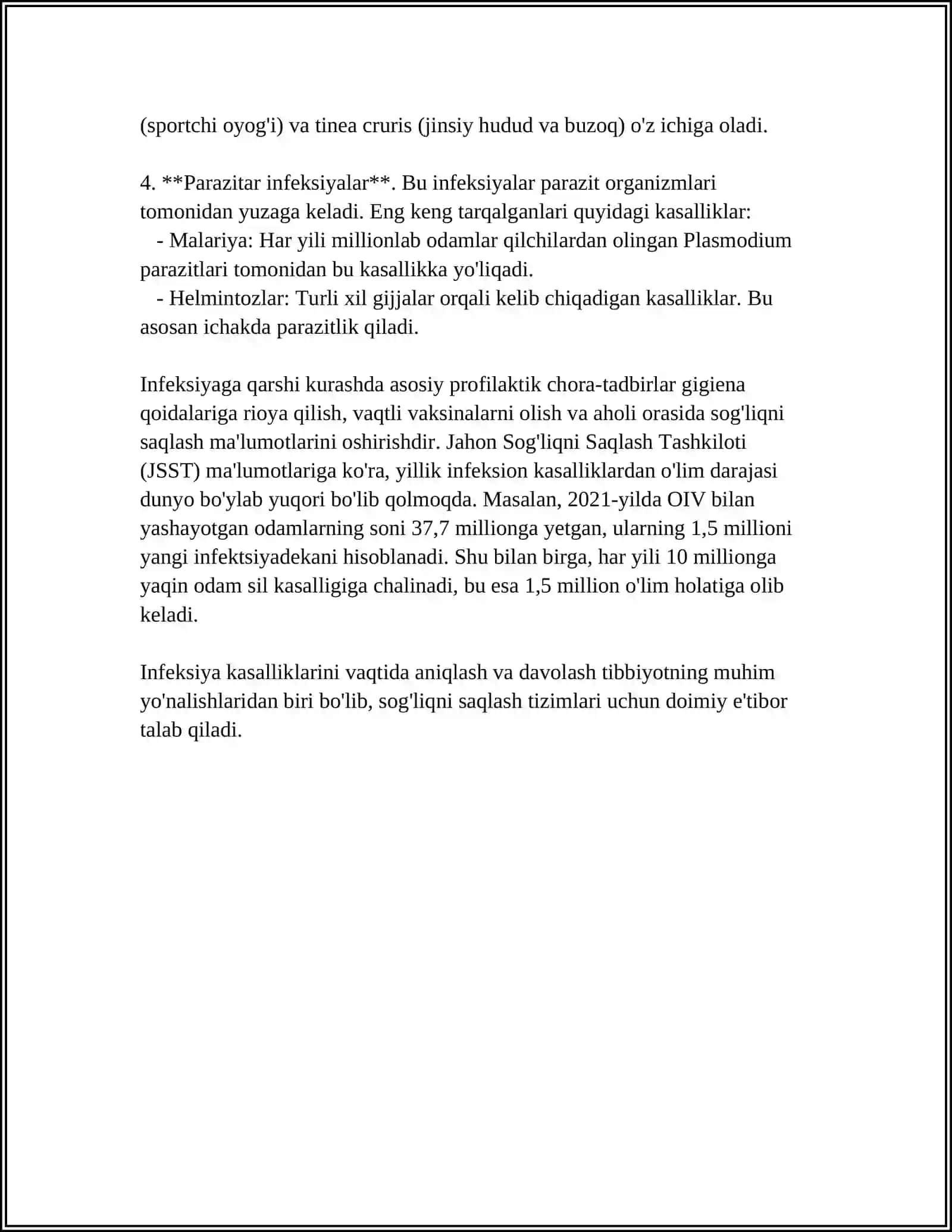 INFEKSIYA VA INFEKSION JARAYON 4