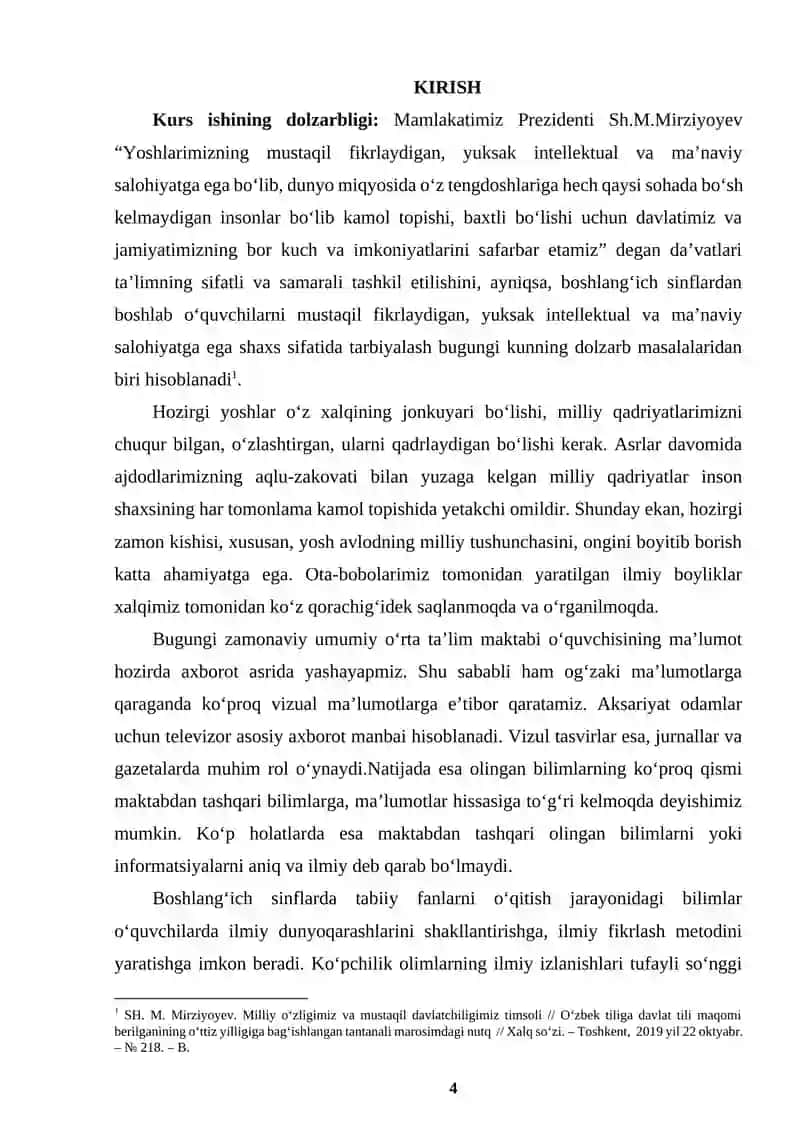 BOSHLANG‘ICH TA’LIMDA TABIIY FANLAR METODLARI 4