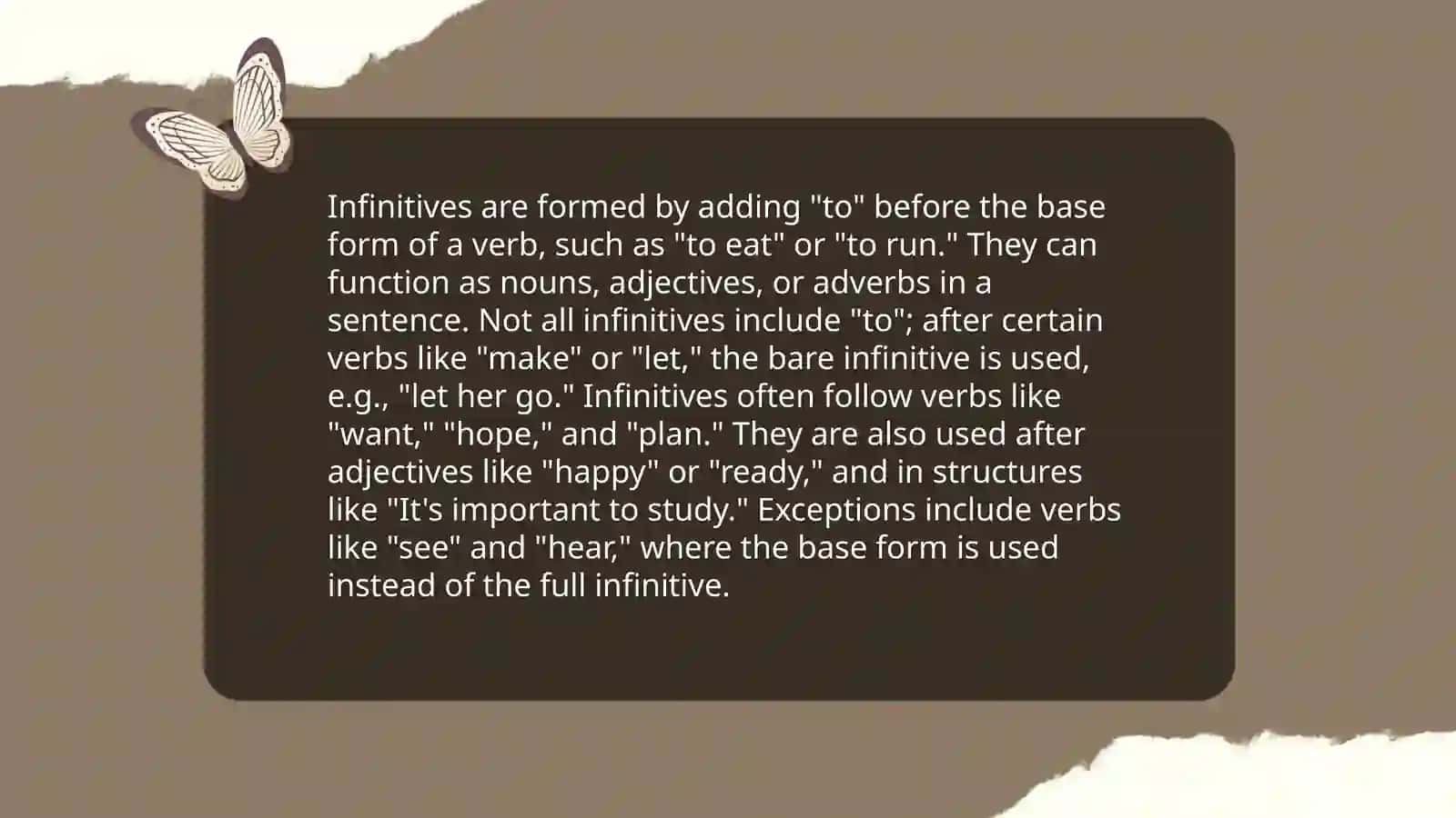 Lesson N8 None-finite forms of the verb(infinitive) 4