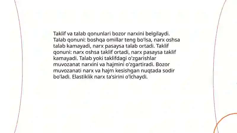 Bozor va tavakkalchilik 4