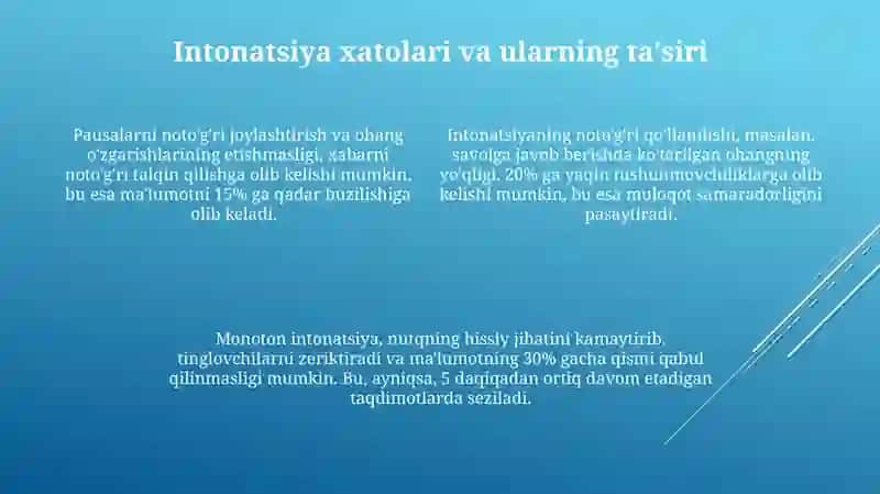 Talaffuz va ohangning nutqdagi o'rni 4
