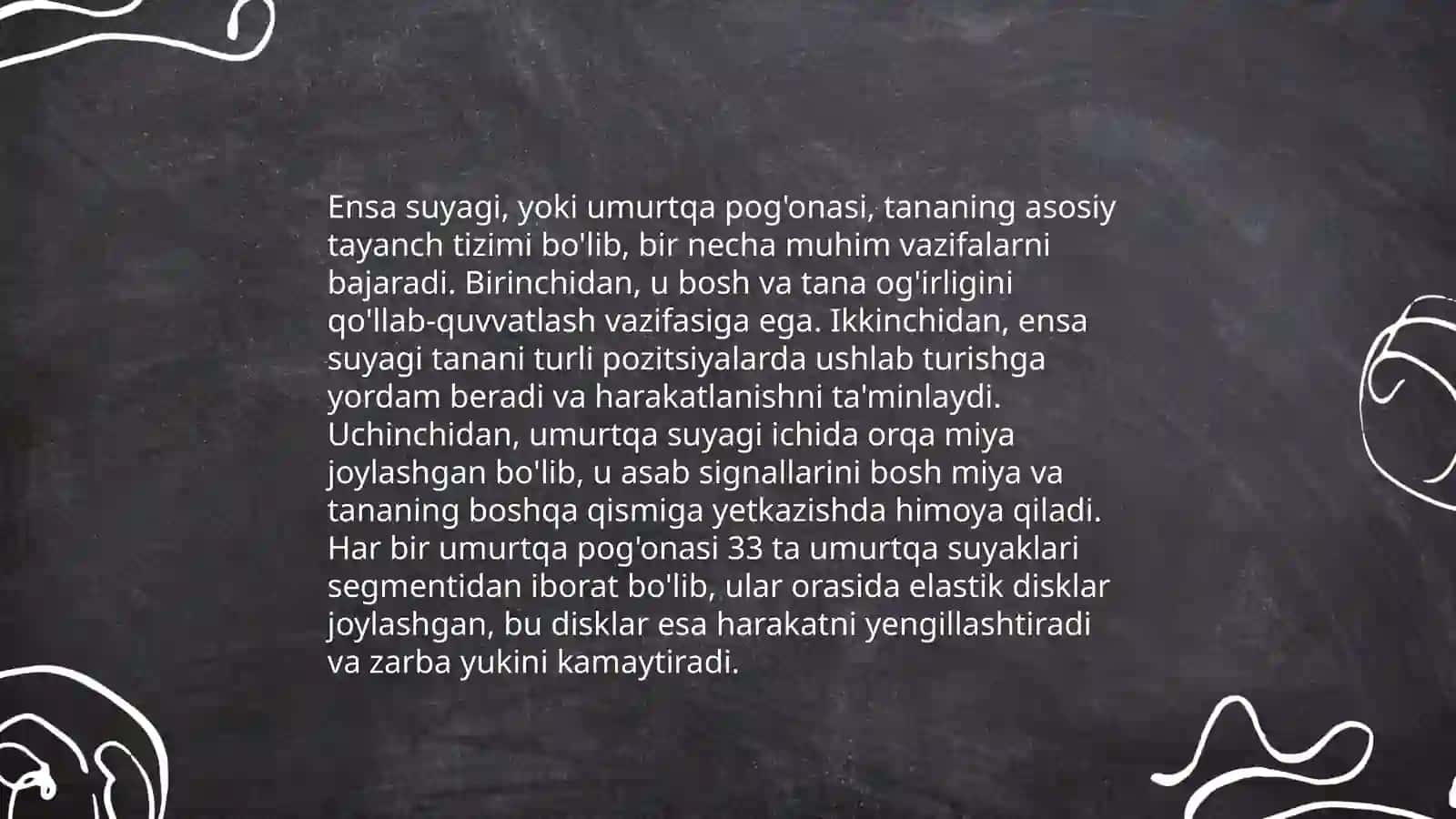 Peshona,ensa va teppa suyaklarining tuzilishi 4