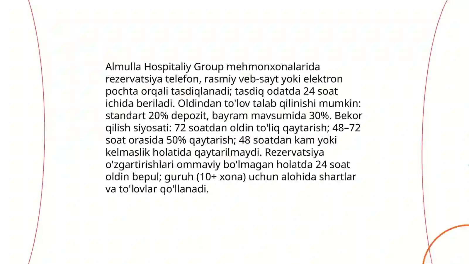 Mehmonxonalardagi tartiblar 4